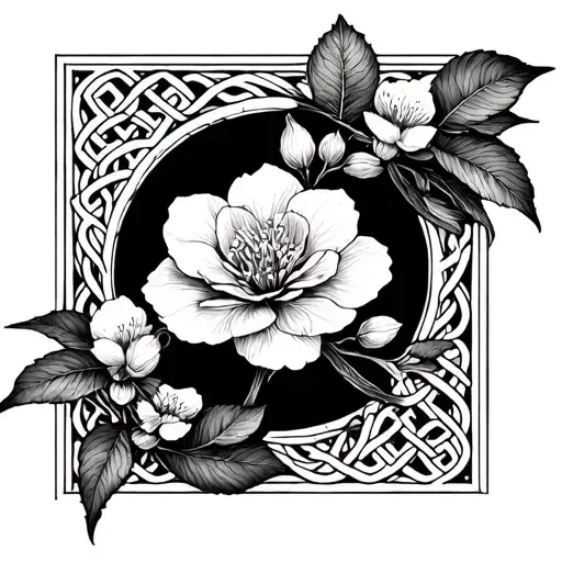 Celtic Japanese Cherry Blossom