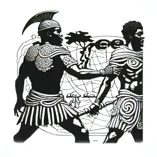 Greeks Vs Africans War