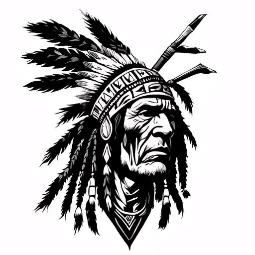 Dread Native American Working Pipe