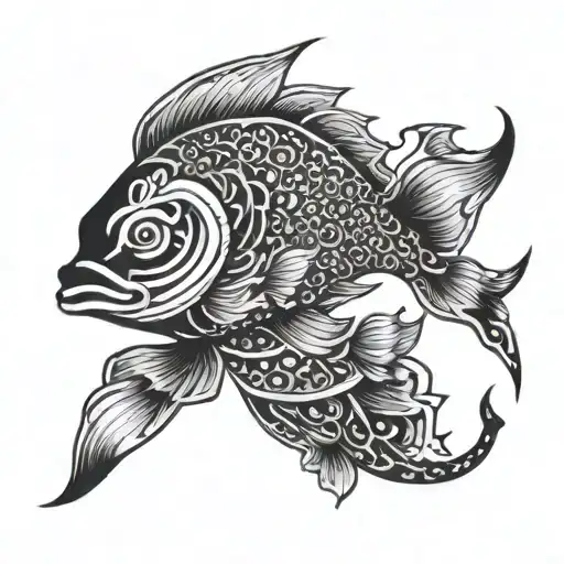 Pisces Tattoo Design