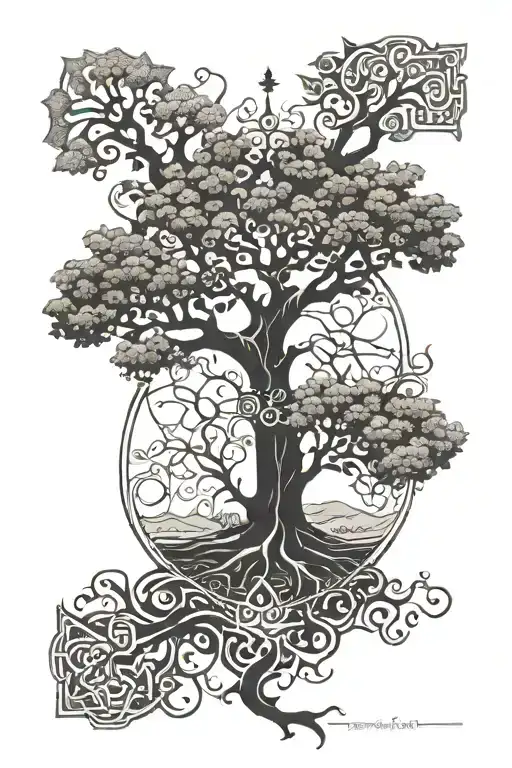 Tree Of Life With Xxx Underneath There