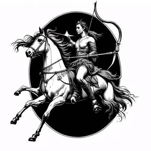 Sagittarius Archer Riding