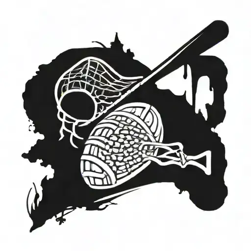 Lacrosse And Text 'Redrock'