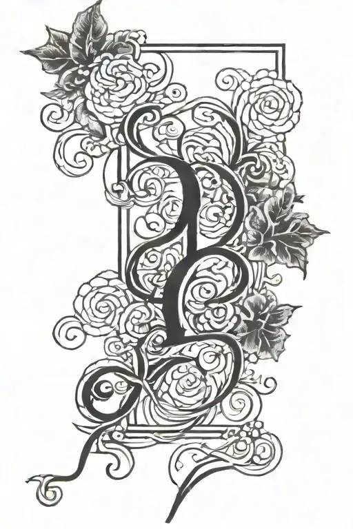 Tarver In Cursive And Roman Numberals On The Bottom