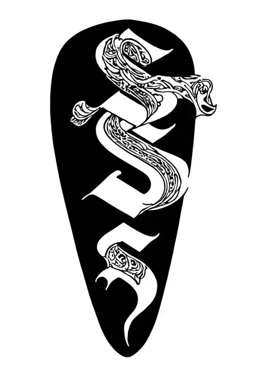 Sisu Word Written Vertically