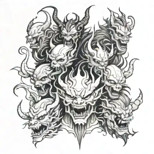 7 Different Demons Coming Together To Make