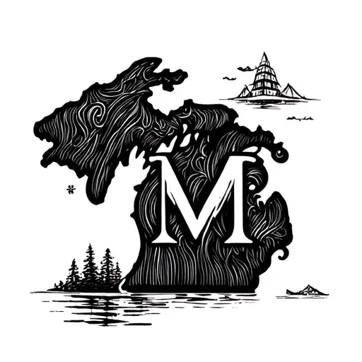 Michigan Block M