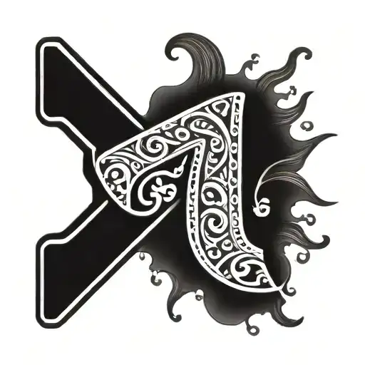 Boomerang With Letter J And S Letter