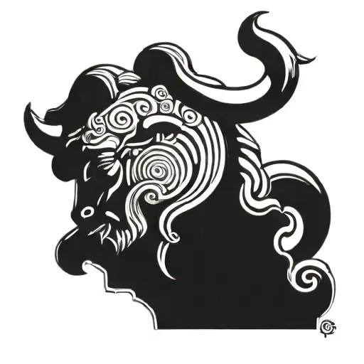 Minotaur Column Greek Labyrinth Motif Grc