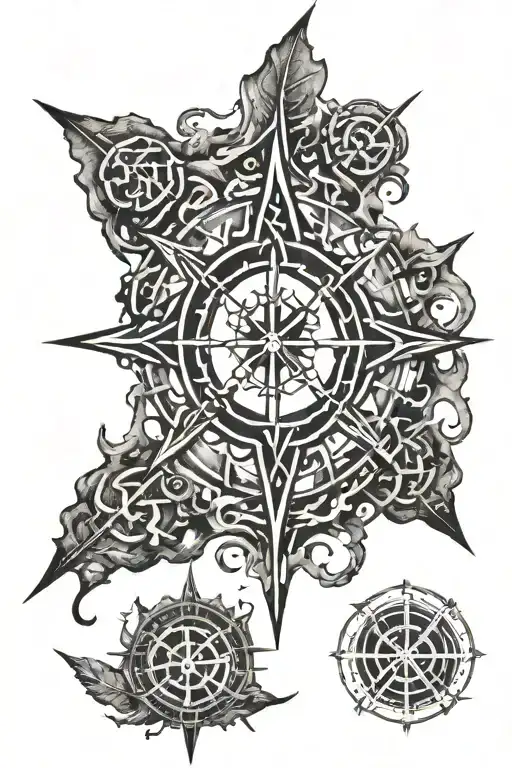 Vegvisir Rune Design