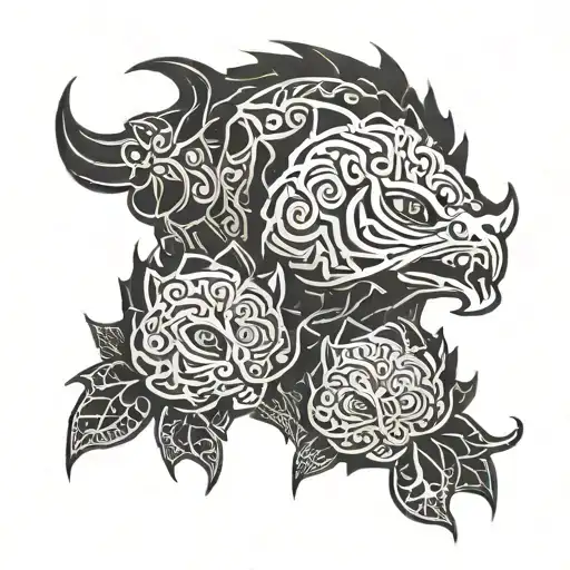 Mother Son Tatto Design