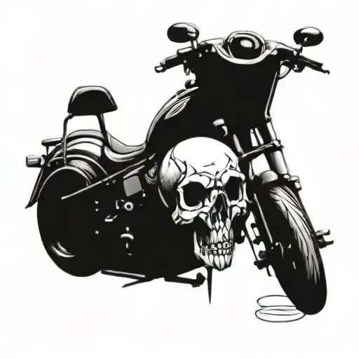Chopper And Skull Wearing