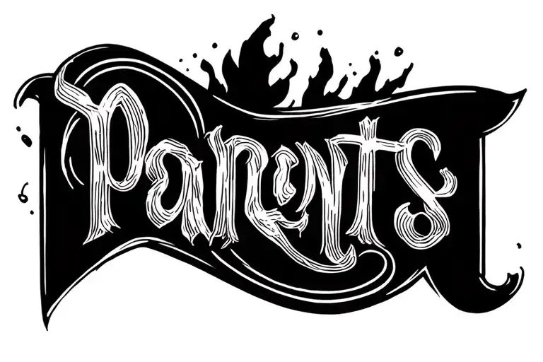 Parents Name Written