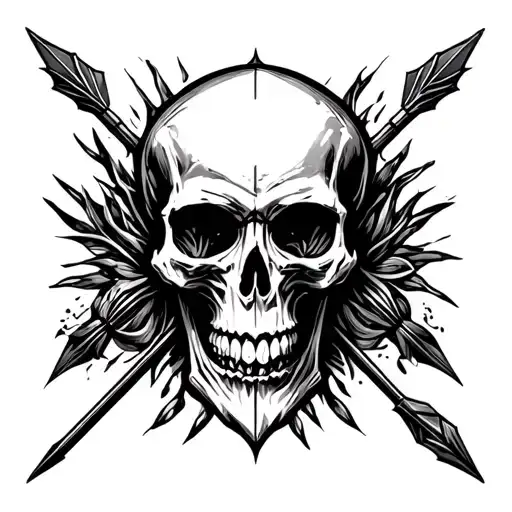 Skull Dart Arrow
