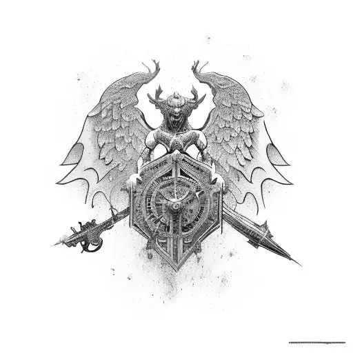 Cherub Battling Evil