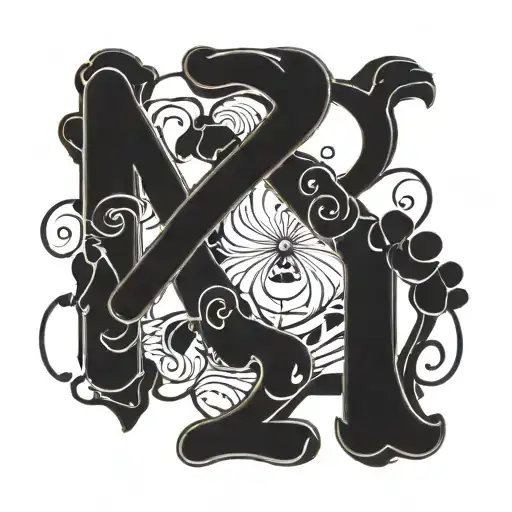 Infinite Sign With Paws Connected And R And K Letters