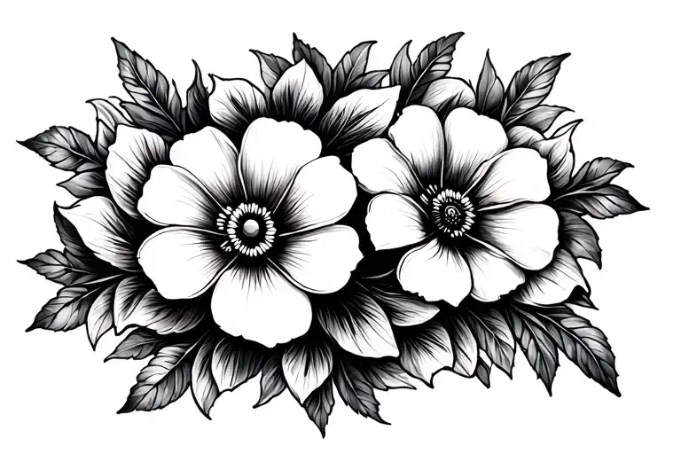 Flowers Swirls Coupled