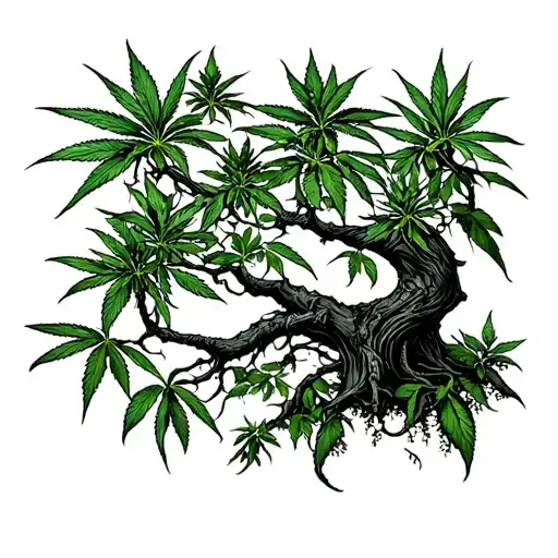 Weed Tree Growing