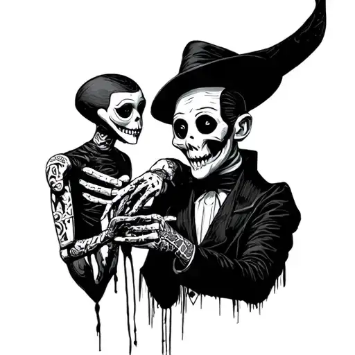 Puppet Master Playing With Puppets