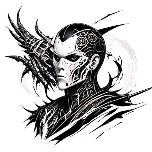 Cyborg Warrior Inspired