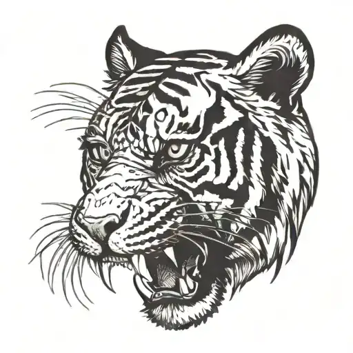 Sebelteeth Tiger Head