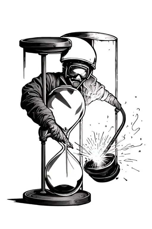 Hourglass Welder Working