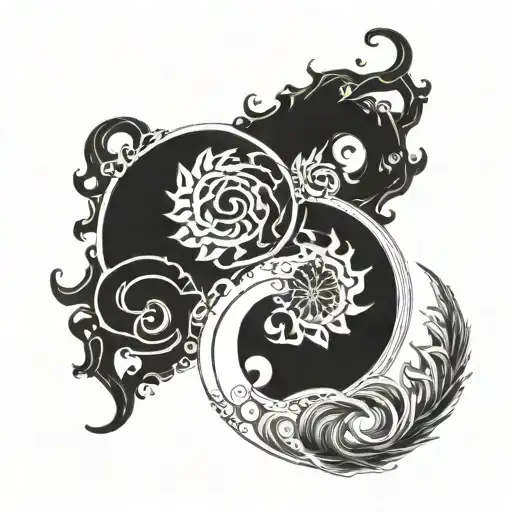 Yin Represents Aquarius And Yang Represents Leo