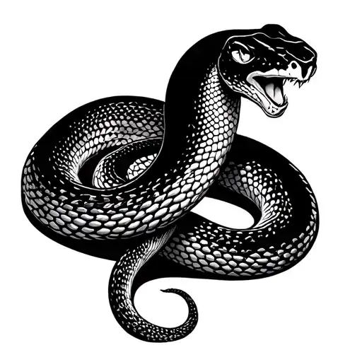 Trust No One Wrap Around Snake