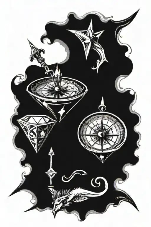 Compass And Diamond In The Mouth