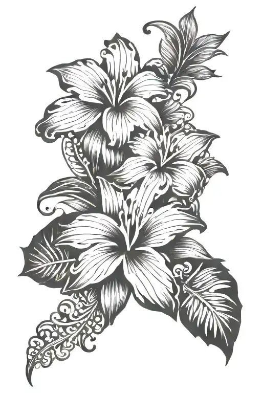 Hawaiian Tattoo Design