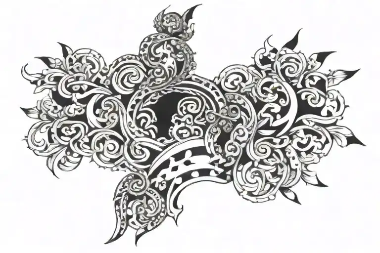 Emperor Leaves Intertwined