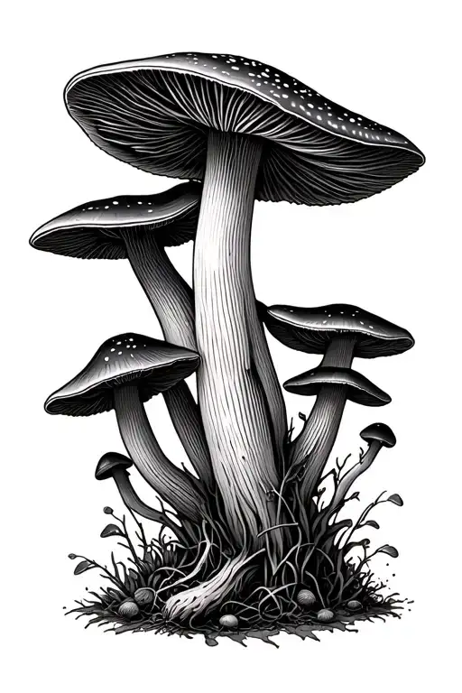 Mushroom Growing Fungus