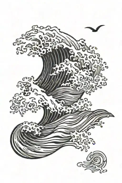 Waves In The Ocean Wave