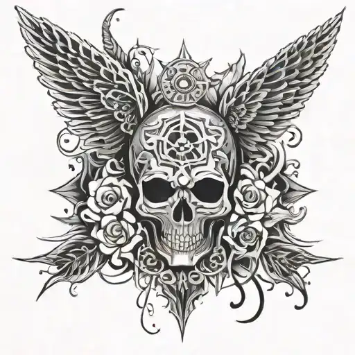 Hip Hop Inspired Tattoo Incorporating