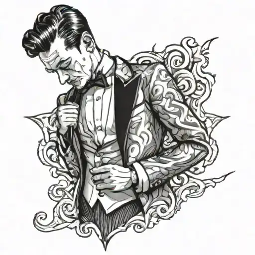 A Man In A Tuxedo