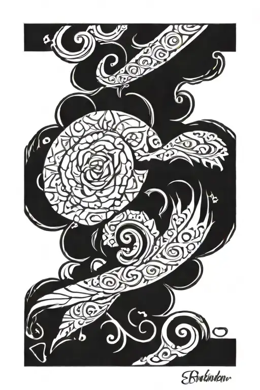Name Tattoo Sleeve