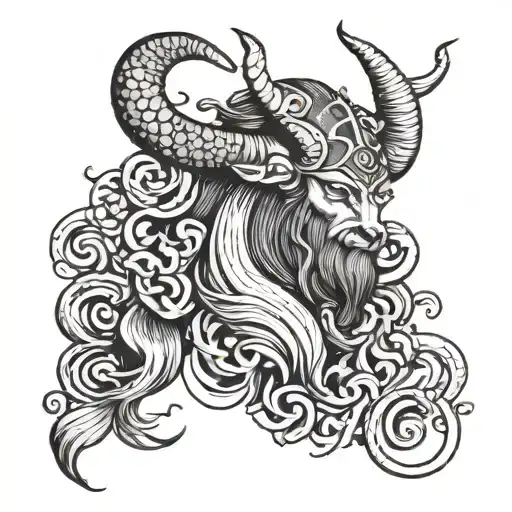 Viking Inspierd Capricorn