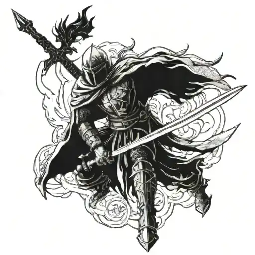 Dark Souls Pontiff Sulyvan Fighting