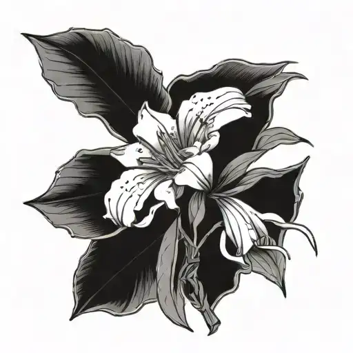 A Dying Oleander Flower
