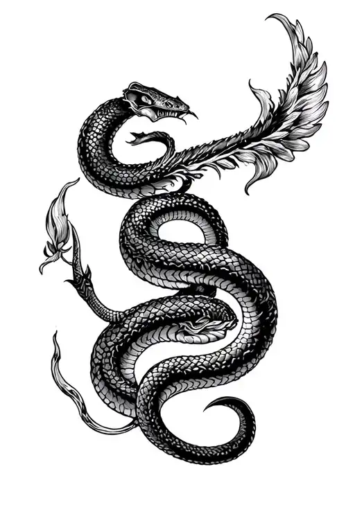 Knight Killing Serpent
