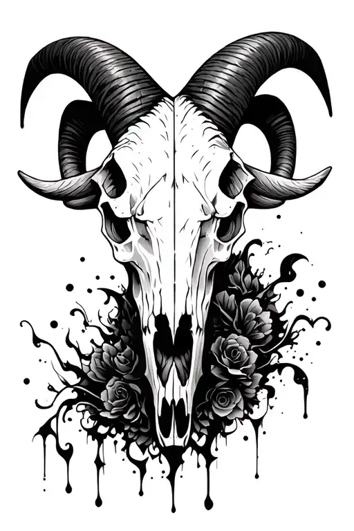 Ram Skull Mysterious