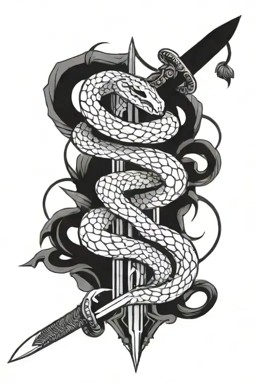 Snake And Sword