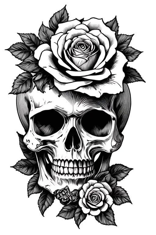 Skull And Roses