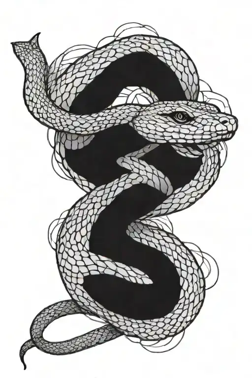 Snake Wrapped