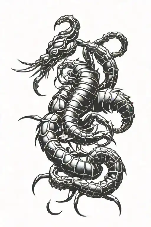 Delicate Scorpion And Gemini Zodiac Sign