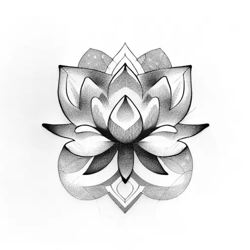 Lotus Grows Out Of The Mud