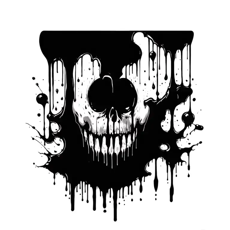 Cover Up Dark Black Blood Fading Into Nothing