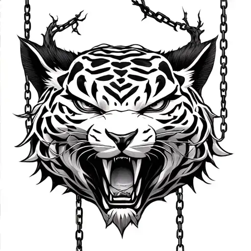 Tai Lung Chained Under A Poison Tree