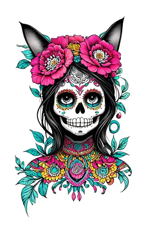 Colorful Catrina