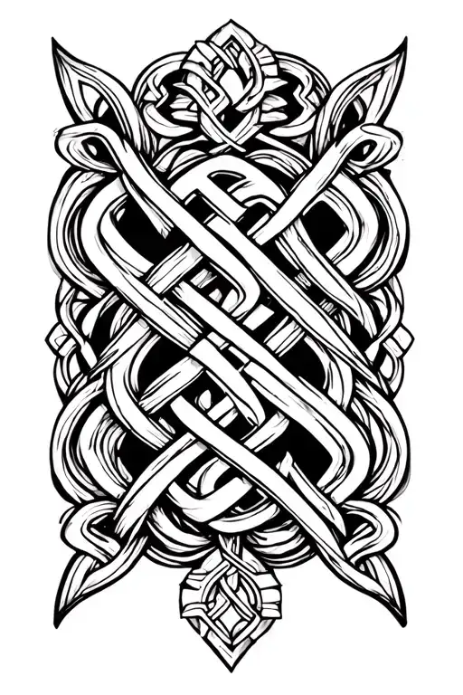Celtic Knotwork Fore Arm